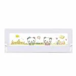 Safe-o-kid Baby Safety Extra Thick, ABS Material, 8 Adjustable Points, Beautiful Designs Foldable Baby Bed Rails (5 Ft/ 60 Inches/153 Cms / X 2.5Ft/ 30 Inches/ 76Cms) Beige Pack of 1