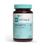 HealthKart Immunity+, Immunity Boosters for Adults, Zinc, Vitamin C, B6, A, D, E & Immunity Blend of Amla, Giloy, Tulsi & Ashwagandha, 60 Tablets