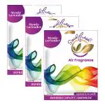 SOULFRESH Mystic Lavender Air Pocket, Air Freshener- Bathroom and Toilet Fragrance room fresheners Lasts Up to 30 days - (Pack of 3)