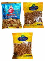 K.S Karthik - Kovilpatti Kadalai Mittai 250gm, Masala Kadalai 200gm (Masala Quoted Peanuts), Masala Pottukadalai 200gm (650gm)