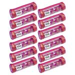 ShubhKarft Stylish Transparent Bangle Box | Single Rod Chudi Organizer/ Storage Box For Bangle Box/Bangle Organizer For Women (Pack of 12, Pink )