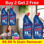 BLISS & BLUSH Toilet Cleaner blue 2Liter Thick Toilet Cleaning Acid Suitable for Toilet Bowls