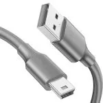 DigiEdge Mini USB Cable, USB Type A Male to Mini B / V3 Male Charging Cord Compatible with Hero 3+, PS3 Controller, Digital Camera, MP3 Player, GPS Receiver