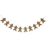 Festiko Gingerbread Man Christmas Garland Party Bunting Decoration