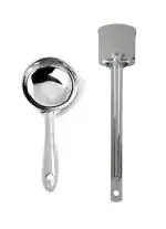 Buy Dynore Stainless Steel Dosa ladle with Palta- Set of 2 Kitchen ...