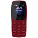Nokia 105 Plus, Single SIM, Red, Feature Phone
