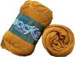M.G Enterprise wool, Nylon Socks yarn trece Mustard 200 Grams.