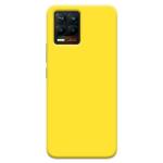 MobiEra Realme 8 Plain Yellow Color Design Plastic Hard Case Cover