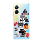 Emble Label Netflix Soft Silicone Case For Realme 10 Pro 5G ( TPU | Soft , Realme 10 Pro 5G | Multicolor )