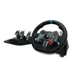 Logitech G 29 Stainless Steel Adjustable Leather Steering Wheel And Pedal