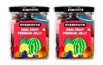 EVERYOUTH Delicious Real Fruit Jelly | Orange | Lemon | Cola | Strawberry | Rose | Orange, Cola, Lemon, Strawberry, Rose Jelly Candy (Pack of 2-200 gm Each)