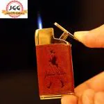 JGG JAIN GIFT GALLERY Silver Electronic Gas Lighter (Multicolor, Pack of 1)