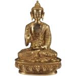 Idol Collections Golden Brass Buddha Idol