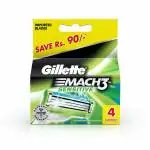Gillette Mach3 Sensitive Blades - Pack Of 4