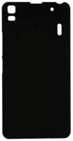 Multronics Black Rubber Back Cover Compatible With Lenovo A7000