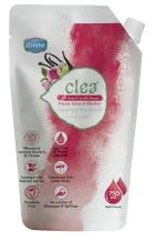 Clea Germ Protection Liquid Handwash Refill Pouch, Liquid Soap Refill, Hydrating Foaming Hand Wash -750ml (Rose-Vanilla Beans)