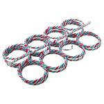 MOBONE Handmade 28 Rings Holder for Belts,Ties & Classical Lifestyle (Multicolor)