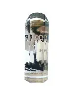 Sai Amrut Black, White Acrylic Sai Baba Car Dashboard Idol Cum Paper Weight