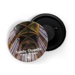 Dhcrafts Multicolor Metal Sainte- Chapelle Paris France Printed Fridge Magnet, 5.8 Cm