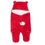 CLOTERI Blanket Newborn Pack of Wearable Swaddle Wrapper for Baby Boys and Baby Girls, 0-6 Months Babies (Red)