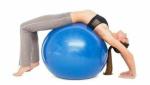 axaka Anti-Burst Exercise Gym Ball with Pump, Anti-Slip Balance Stability Ball