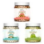 PIYOR Dry Fruits Combo Pack Of Almonds, Cashew, Raisins 450Gm | Kaju Badam Kismis (3x150g)