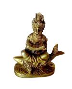 Jhulelal Brass Sindhi Murti for Mandir Decor Showpiece By KALARAMBH