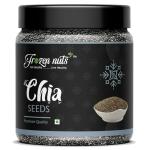 FROZEN NUTS Natural Premium Healthy Chia Seeds | Diet Food for Weight Management | Rich in Fiber | Healthy Breakfast Snack Jar Pack (250 G)