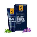 NutriGlow Advance Organics De Tan Cream Cleanser With Mint, Eucalyptus Oil, and Yogurt Extracts, For Skin Brightening, All Skin Types 100gm