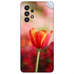 GADGETSWRAP Printed Vinyl Skin Sticker for Samsung Galaxy A53 (5G) - Red Yellow Flower Petals