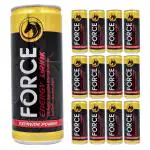 FORCE Energy Drink | Premium Imported | 75mg caffeine & Vitamin E | 12 hours extra energy | 12 x 250ml cans | 100% Recyclable cans