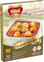 Vimal Ready to Eat Kashmiri Dum Aloo Vegetarian Meal with No Added Preservative and Colours - 300g