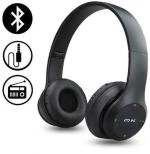 G2L Headphones with Hi-Fi Stereo Sound, Lightweight Bluetooth Headset (Black, On the Ear)