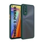 Lejaao Redmi 9 Power Smoke Green Polycarbonate Mobile Back Cover