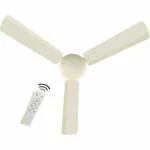 Sameer Auster 5 Star Energy Saving 28 Anti Dust BLDC Motor with Remote 1200 mm 3 Blade Ceiling Fan, White