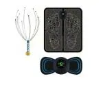 SHOPARAM Foot Massage tool: Handy Electric Foot and Body Pain Relief Portable EMS Therapy Machine Pad with Muscle Stimulator and Relaxation Function for Residence and Workplace Use (combo Of 3)