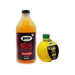 Gusto Foods Apple Cider Vinegar And Lemon Juice Detox Combo, 700 Ml (Pack Of 2)