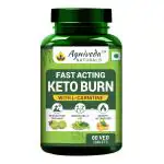Agniveda Naturals Keto Burn, Appetite Suppressant, Metabolism Booster - 60 Natural Tablets