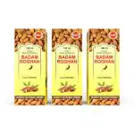 Torque Cold Pressed Sweet Almond Badam Roghan Oil For Hair And Skin 100 ml (Pack Of 3)