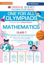 Oswaal One For All Olympiad Previous Years' Solved Papers, Class-7 Mathematics Book (For 2023 Exam)_Oswaal books