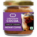 Christopher Cocoa, Vanilla Caramel Chocolate Mocha, 50g (Instant Coffee Cocoa Powder, No sugar, Vegan)
