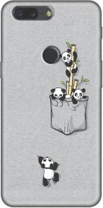 HELLO CASE Oneplus 5T Black, Grey Back Cover