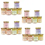 Indoblaze Jar Scented Candles Gift Set| Highly fragranced Candles Pack of 24 Mini Jars