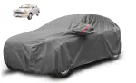 Auto Hub Hindustan Ambassador Car Cover with Mirror Pocket, Waterproof Layers, Car Cover Ambassador Waterproof - Taiwan Grey