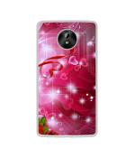 Casotec Love Design Printed Silicon Soft TPU Back Case Cover for Micromax Canvas Mega 2 Q426