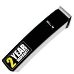 iBELL T8130 Cordless Rechargeable Trimmer, Moustache / Hair Clipper with Stainless Steel Blade, 45 Minutes Run Time, 2 Comb Attachments 6mm & 9mm | Japan Technology, Black