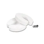 Kids Station Made in India Baby Proofing Finger Pinch Door Guard for Kids Safety Door Stopper Guard for Accidental Door Lock & Slamming for Child, Babies & Pet Safety (Pack of 2, White)