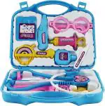 myhoodwink Doctor Play Set with Foldable Suitcase, Doctor Set Toy Game Kit, Compact Medical Accessories Toy Set Pretend Play Sets,Docter Kit Toy for Kids (Doctor Play Set)