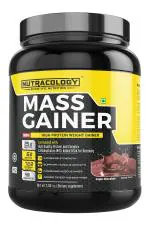 Nutracology Mass Gainer Weight Gainer for Weight Gain & Muscles Chocolate Flavor 1kg