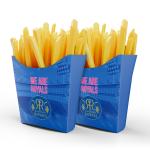 Festiko Team RR French Fries Boxes (Set of 10 Pcs), Ipl Theme French Fries Boxes, Cricket Party Props, Ipl party supplies, Ipl Selfie Props